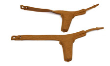 Product Image: Marx Johnny West Jane West 2 Gun Holster in Dark Cream Colored Rubber Excellent