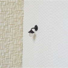 12 x OO / HO scale street bracket light model wall lamp posts LED building #R20B