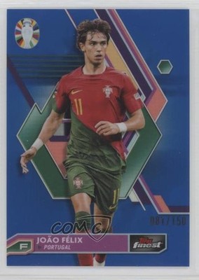 2023 Finest Road to UEFA Euro 2024 Blue Refractor Joao Felix João Félix 19hu