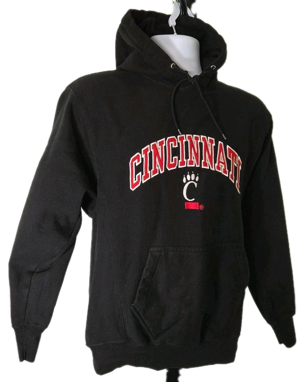 Steve & Barry’s Cincinnati Bearcats Black Hoodie Size S/M Sweatshirt Pullover