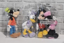 Lot of 4 Disney Jr Mickey Minnie Goofy Daisy Plush 9" NEW SEALED