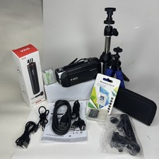 Sony Handycam HDR-CX405 HD 9.2MP Camcorder Black 60x Zoom Bundle