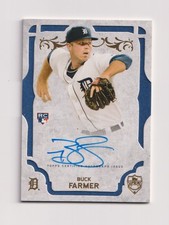 2015 Topps SUPREME Buck Farmer Rookie AUTOGRAPH Card #SA-BF (DETROIT TIGERS). rookie card picture
