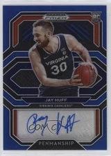 2021 Panini Prizm Draft Picks College Penmanship Blue /149 Jay Huff #CP-JHU Auto