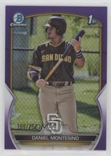 2023 Bowman Chrome Prospects Purple Refractor 169/250 Daniel Montesino 01l2