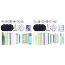 76Pcs Mandala Dotting Tools Painting Kit - Dot Paint Stencils Tool Set Art1236
