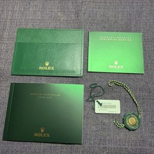 Rolex 2020 Date Just Booklets; Cardholder;tag...