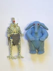 2 1983 Vintage Star Wars Band Action Figures Max Rebo & Sy Snootles W/ Skirt