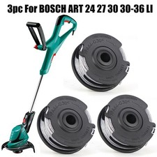 3pc For BOSCH ART 24 27 30 30-36 LI Strimmer-Trimmer Line Spool 18m 1.6mm,UK