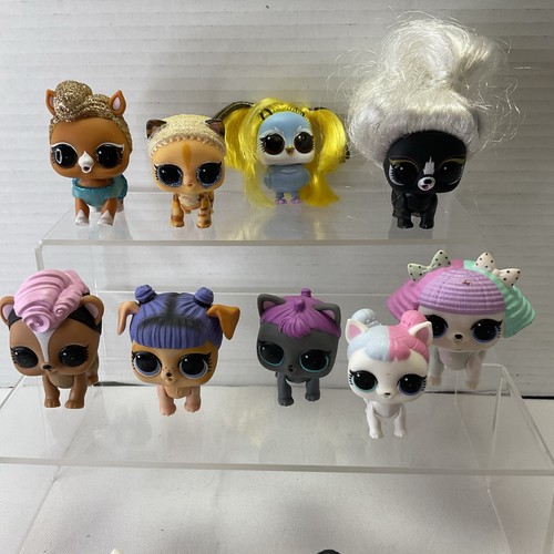 LOL Surprise Dolls Pets Lot of 22 Mixed Series Animals Skunk,Bird, Bunny,Cat,Dog - Picture 2 of 8