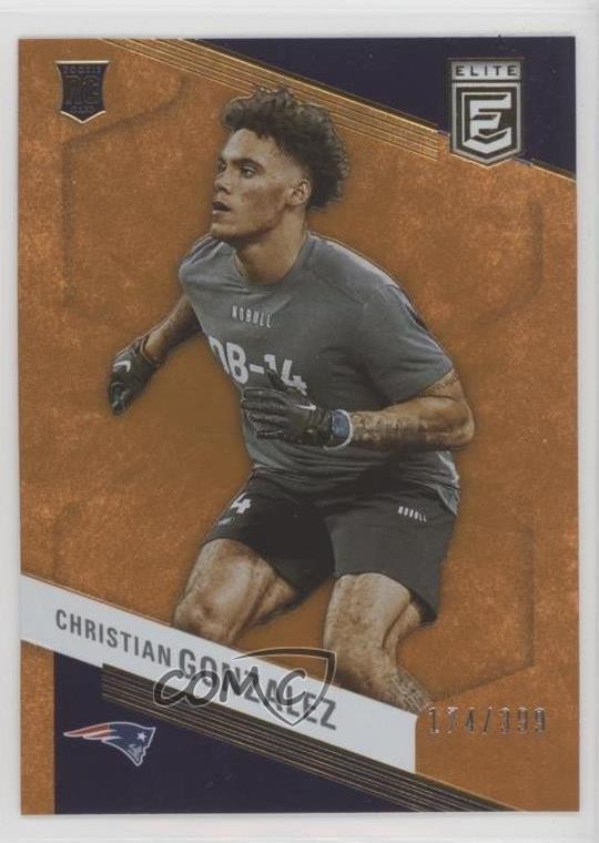 2023 Panini Donruss Elite Rookies Orange /399 Christian Gonzalez Rookie RC 1b36