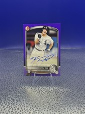 KYLE TEEL 2025 Bowman Prospect AUTOGRAPHS BPA-KT PURPLE SP /250 White Sox