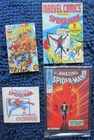 4 Vintage SPIDER-MAN COMICS: Amazing Spiderman #50 Mini VIEWMASTER VS DOC OCK +