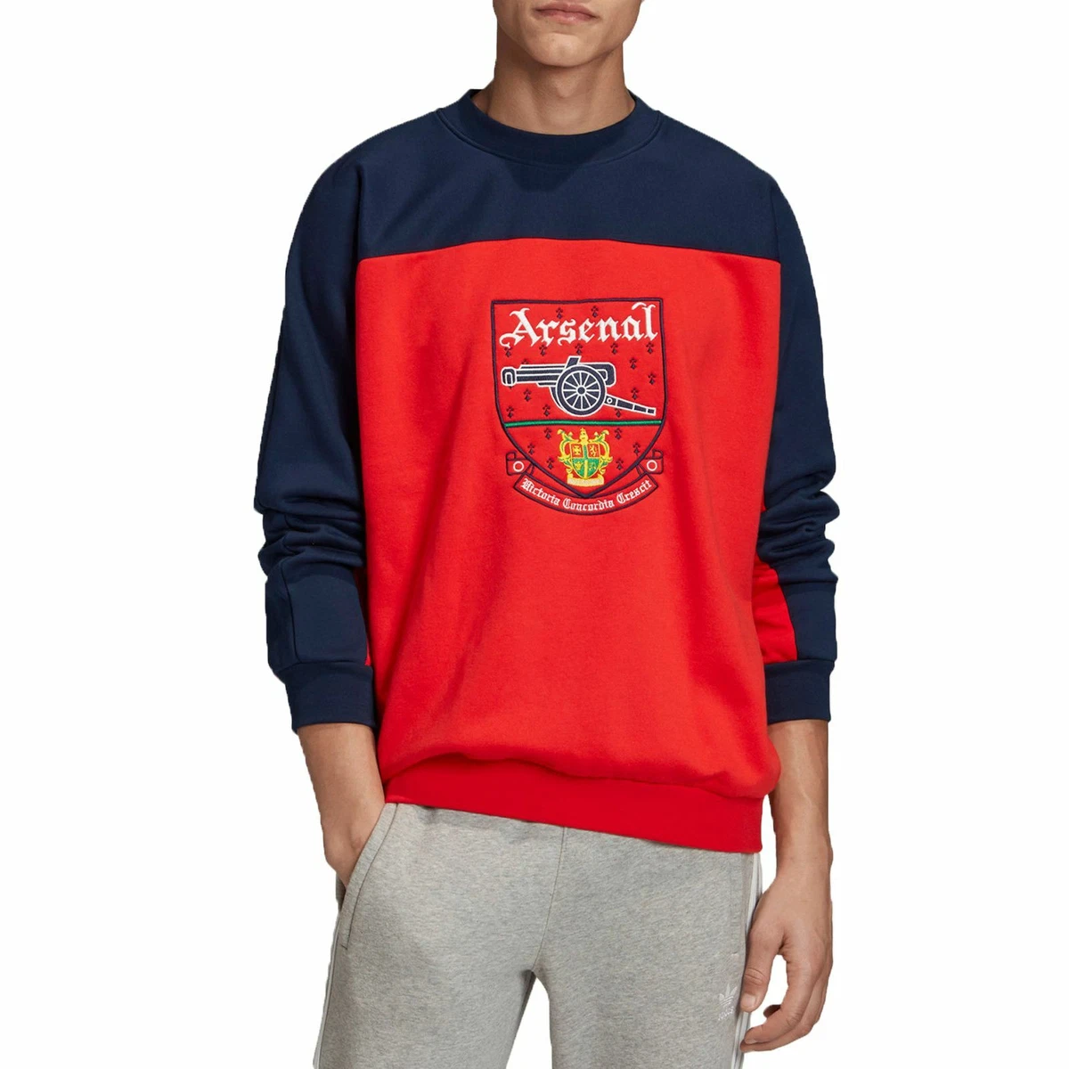 Adidas Originals Afc Arsenal Football Club Vintage Sweatshirt 1991-1993  Navy Red | eBay