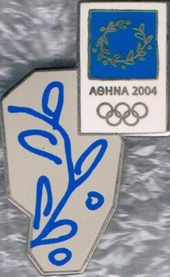 LE 2004 Athens Olympic Emblems Games Mark Olympic Pin #5