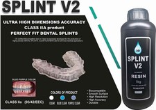 DLP SLA LCD  3d printer  SPLINT  resin for manufacturing splints