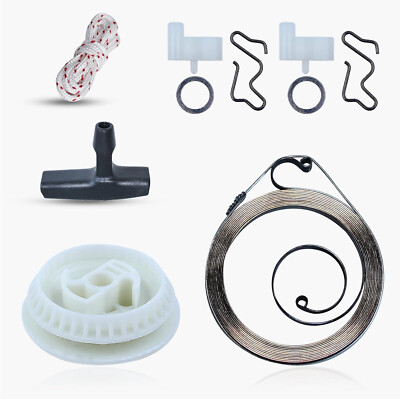 Recoil Pull Starter Spring Pulley Handle Grip Rope Kit For STIHL MS170 Chainsaws