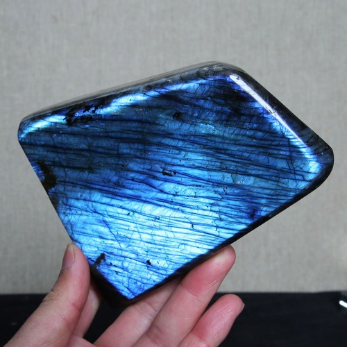 B7284-Rare Natural Labradorite Quartz Freeform Crystal Mineral specimen Healing - Picture 17 of 22