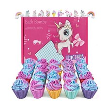 Bath Bombs for Kids with Surprise Unicorn Inside, 20 Kids Bath Bombs Gift Set...