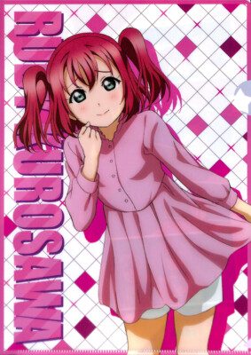 Love Live Sunshine Clear File Folder A4 Year 2 Commemorative 9 Ruby Kurosawa
