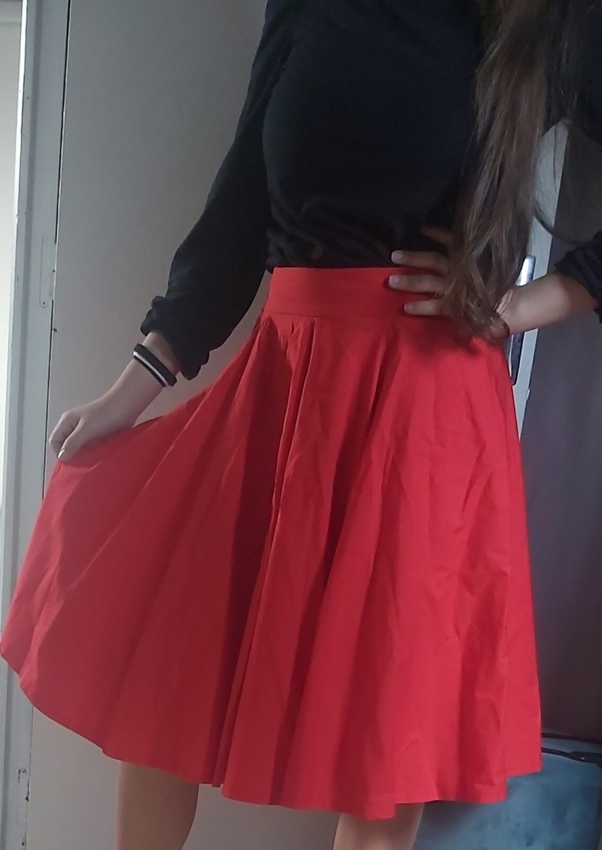 Jupe rouge Zara 34