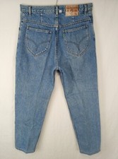 Vintage Rigoletto women' s blue denim jeans 30 x 25