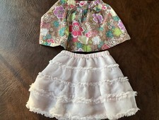 Girl's Size 4-5 Lot of 2 Skirts OSHKOSH BABYGAP Brown Pink