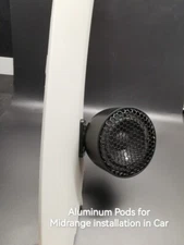 Morel Elate Carbon MM3, Aluminum Pods for Midrange Morel MM3 