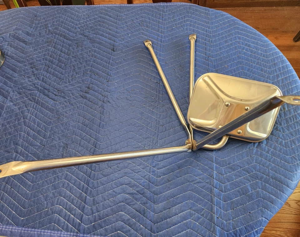 81 82 83 84-90 91 92 93 DODGE D250 D150 D350 OEM ACERO INOXIDABLE ESPEJO RETROVISOR PUERTA PASAJERO Foto 2 de 3