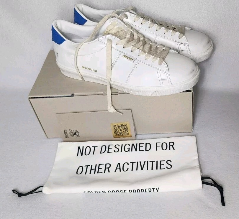 スニーカー Golden Sneaker Matchstar In Pelle Golden Goose Matchstar Lace-Up Man Sneakers Size IT 44/ US