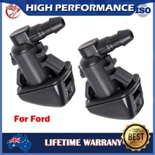 2x Universal Front Windshield Wiper Washer Squirter Nozzle Spray Jet For Ford AU