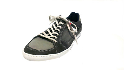 Bullboxer Schnürschuh, Sneaker, Velour-Textil grau, 317-K2-4396A