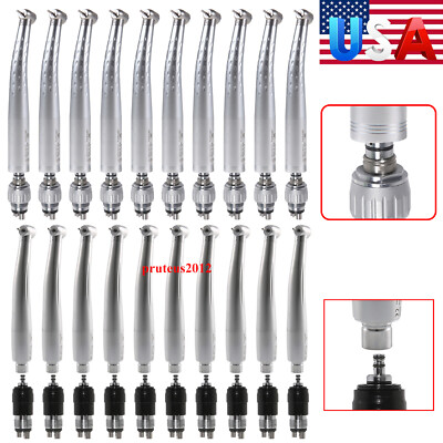 1-10 X Dental High Speed Handpiece Turbine 4-Hole Quick Coupler For KAVO/NSK OR