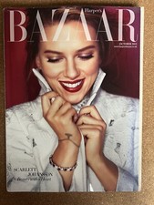 HARPERS BAZAAR Magazine Scarlett Johansson October 2013 Vintage Fashion & Queen