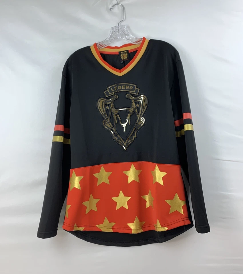 Legend Lion династии неопрен коллекции длинным рукавом рубашка для мальчиков XL 18 новый с Ярлыками черный  - Изображение 2 из 4