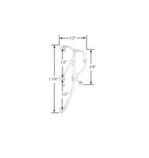 PICK-A-PACK SIZE - 1/2" Double Slat MICRO VALANCE CLIPS for MICRO Mini BLINDS