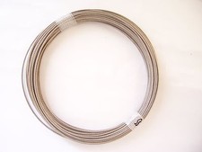 304 Stainless Steel Wire Rope Cable, 1/16", 7x7, 100 ft coil. Made in Korea
