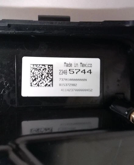 2015-2016 Chevrolet Silverado 1500 2500 Radio Control Panel Screen 23485741 OEM - Image 3 of 3