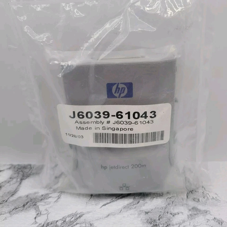 HP JetDirect Printer 200m LIO Print Server Internet Connector 10/100 Mbps J6039C - Image 2 of 4