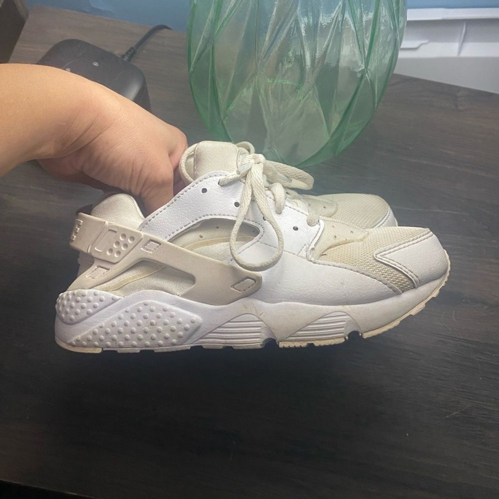 Nike Air Huarache Cordura Cargo Khaki Youth Size 1.5