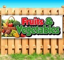 FRUITS  VEGETABLES Advertising Vinyl Banner Flag Sign Many Sizes PRODUCE