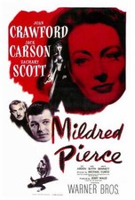 MILDRED PIERCE Movie POSTER 27x40 Joan Crawford Jack Carson Zachary Scott Eve
