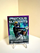 2023 Bowman Platinum - Precious Elements Purple #PE-18 Jackson Chourio /250 (RC)