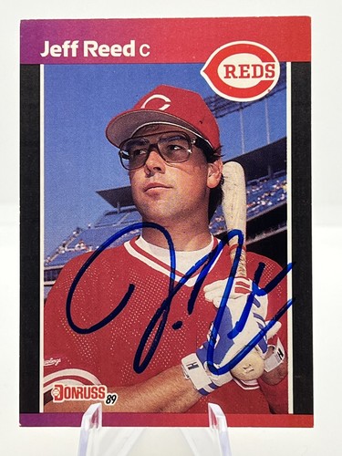 1989 Donruss Jeff Reed #469 Autograph Cincinnati Reds Signed | eBay