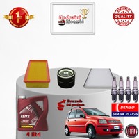 Inspektionskit Filter ÖL Kerzen Fiat Panda Ii 1.1 8V 40KW 54CV Von 2012->