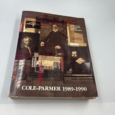 Vintage 1989-1990 Cole-Parmer Catalog Scientific Instruments Laboratory Supplies
