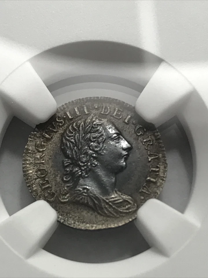 1772 Great Britain Silver 2P Two Pence Maundy 2P Coin NGC UNC - Image 2 of 4