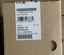 New PHOENIX CONTACT QUINT4-PS/3AC/24DC/20 Switching Power Supply 24V 20A
