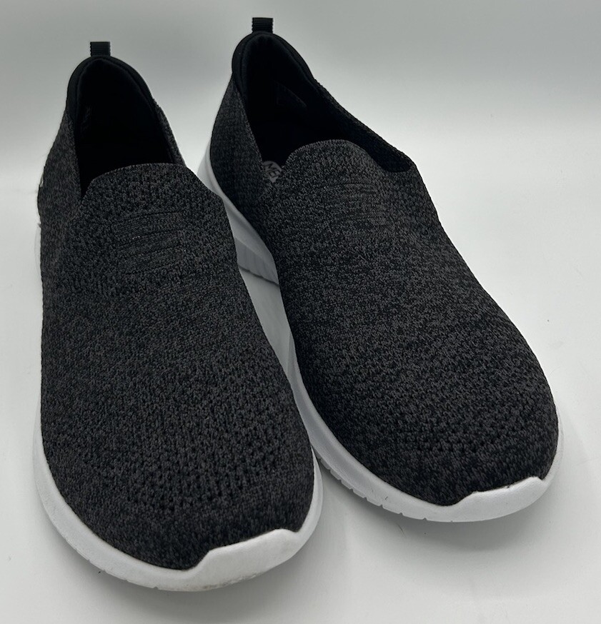 Skechers 13106 Air Cooled Memory Foam Slip On Sneakers Black Size 9 EUC eBay