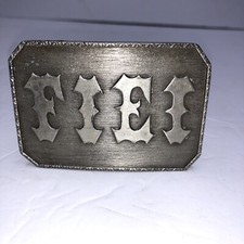 VINTAGE 1975 FIEI DENVER CONVENTION REXNORD, INC. BERGAMOT Brass BUCKLE